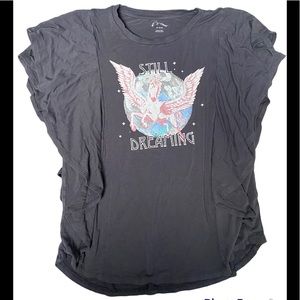 Art class still dreaming flowy shirt Girls Sz XL 14-16